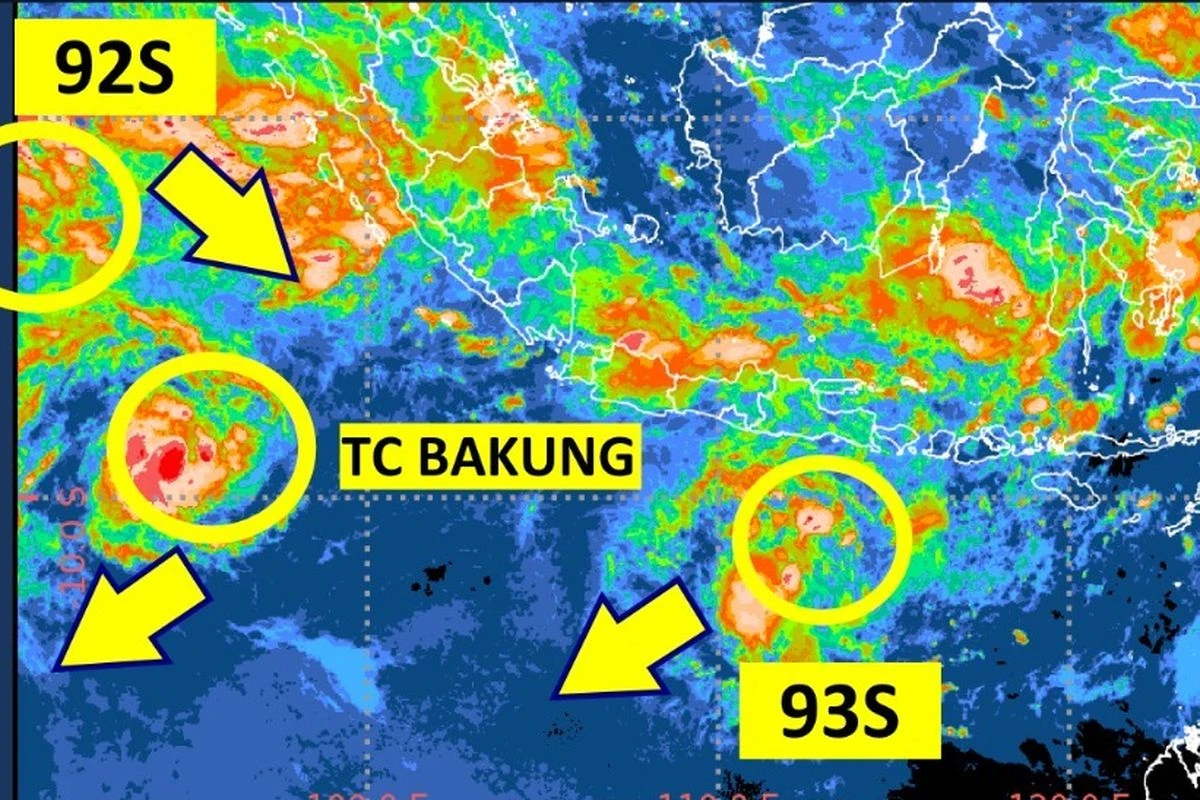 Indonesia Sedang Dikepung 3 Siklon Tropis