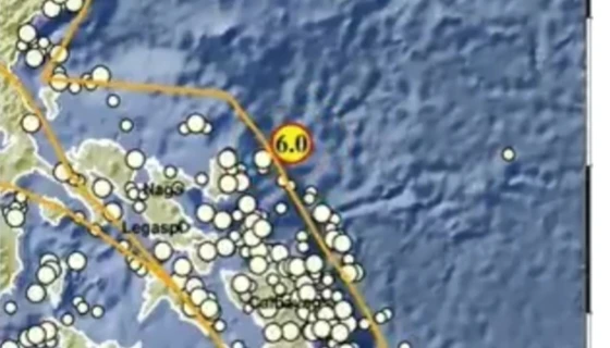 Gempa Bermagnitudo 6,0 Guncang Sulut