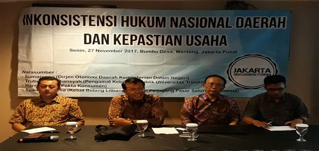 Pihak Kemendagri Bantah Adanya Inkonsistensi Perda dan Peraturan Pemerintah