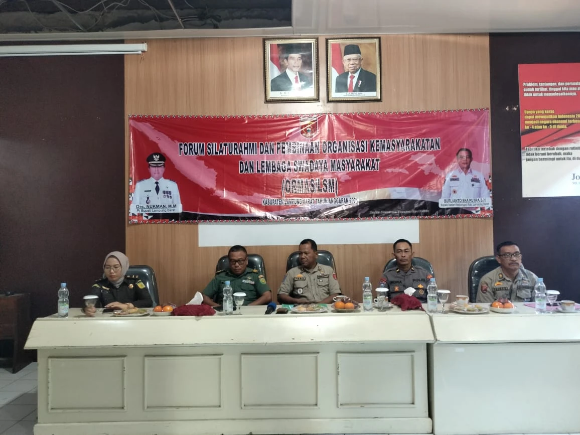 Kesbangpol Lampung Barat Hari Ini Mengadakan Musyawarah Kemasrakatan Tingkat Kabupaten