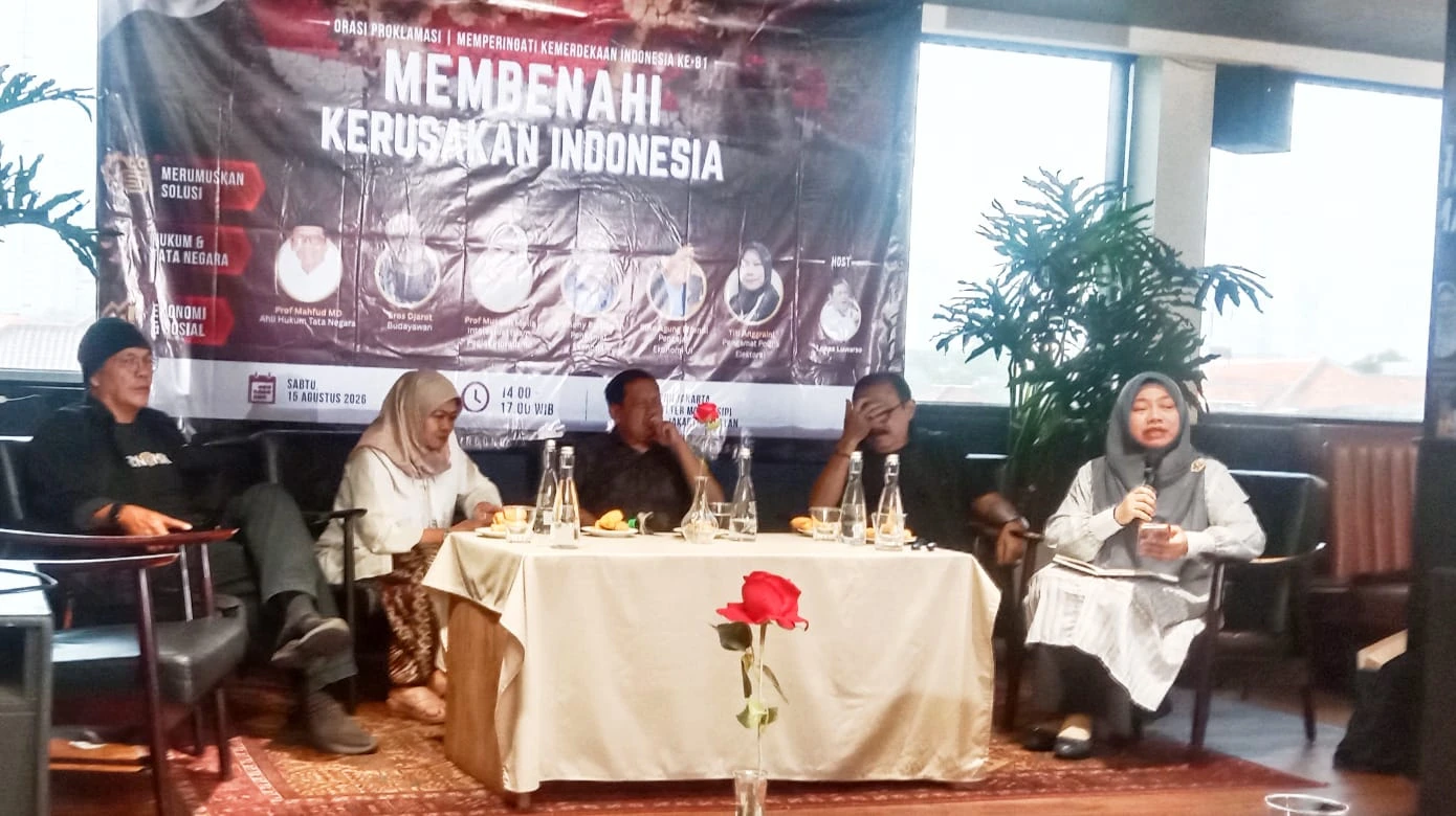 Eros Jarot Sebut Indonesia Bukan Lagi Negara Republik, Tapi Kerajaan
