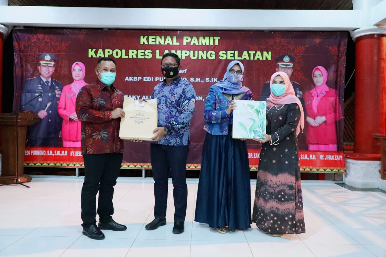 Pemkab Lampung Selatan Gelar Kenal Pamit Kapolres