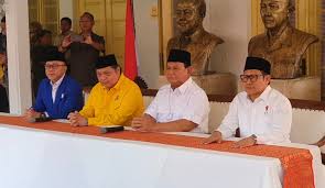 KIB Bubar, Golkar dan PAN Merapat ke Gerindra dan PKB, Usung Prabowo Sebagai Capres di 2024