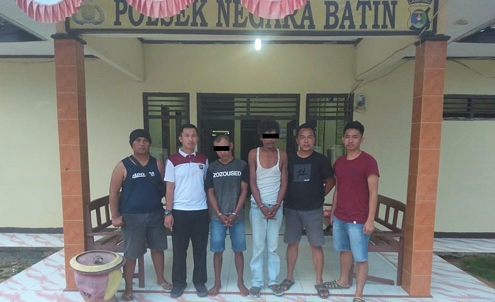 Polsek Negara Batin Amankan Dua Orang Pengguna Sabu