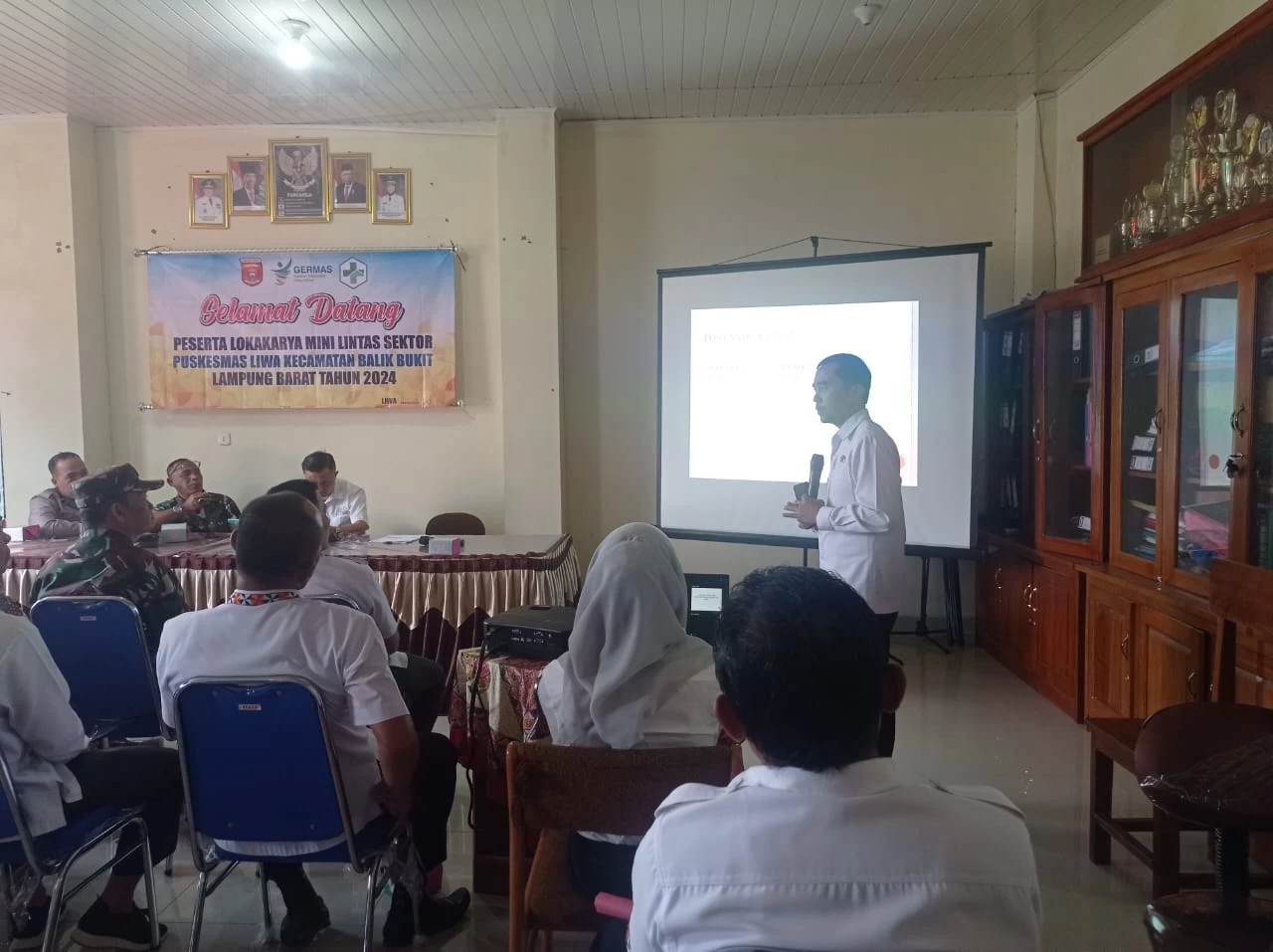 Puskesmas Kecamatan Balik Bukit, Mengadakan Lokakarya Lintas Sektor Tahun 2024