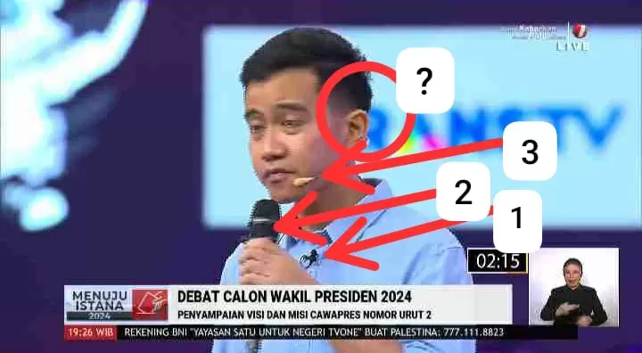Gibran Cemerlang di Debat Cawapres Karena Bantuan Teknologi?