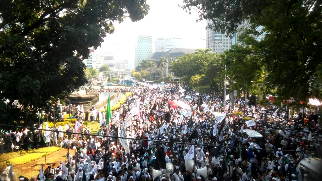 Peserta Aksi Bela Tauhid Sepakat Haram Pilih Jokowi di Pilpres 2019