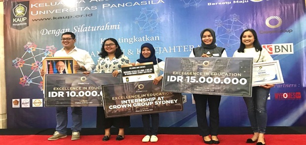 Crown Group Kirim Lulusan Universitas Pancasila Terbaik Magang di Australia
