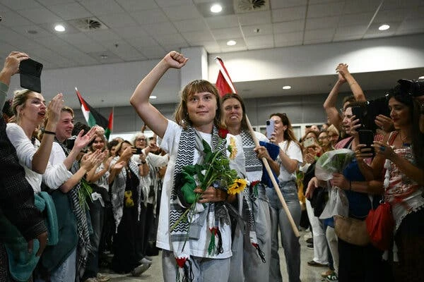 161 Aktivis Pembawa Bantuan untuk Warga Gaza, Termasuk Greta Thunberg, Dideportasi Israel