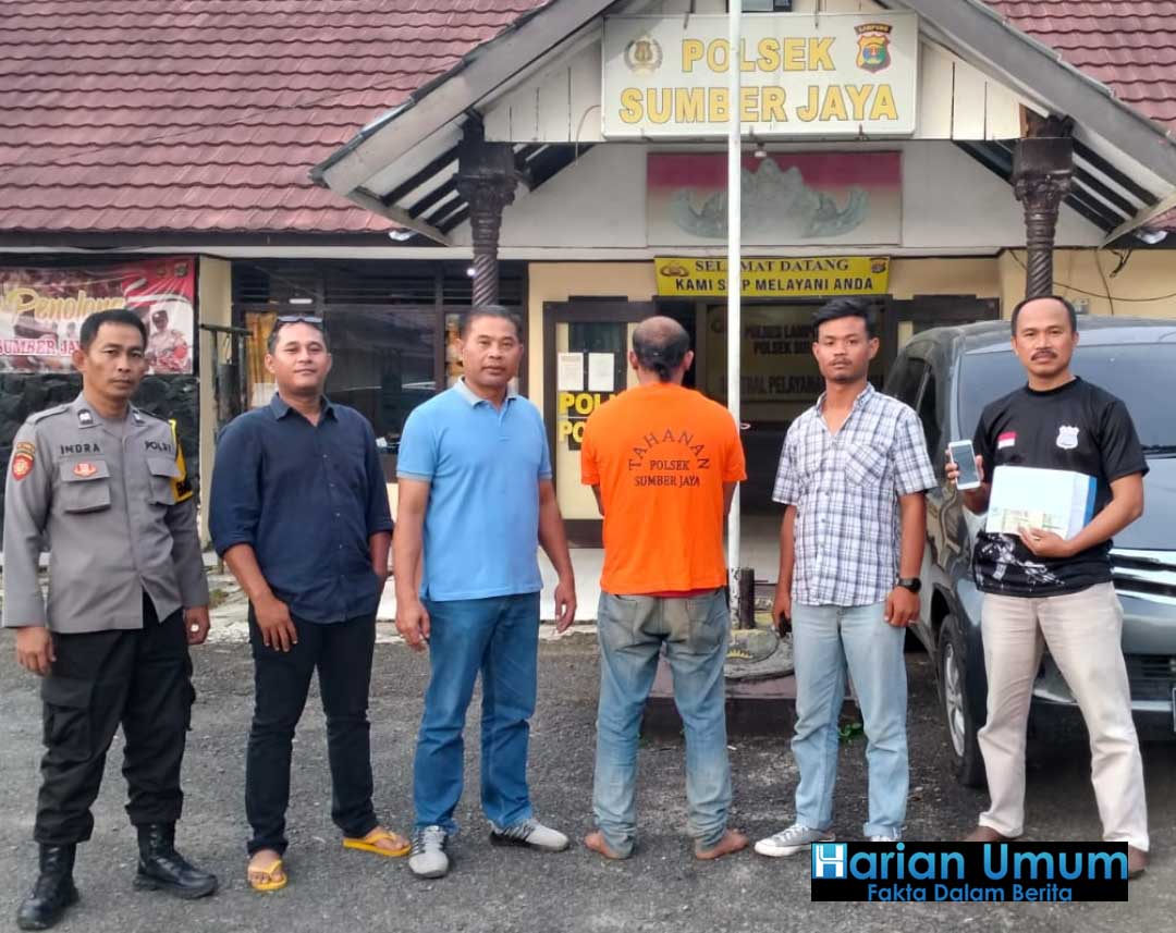 Tekab 308 Presisi Polsek Sumber Jaya Berhasil Mengamankan Pelaku Penggelapan Mobil