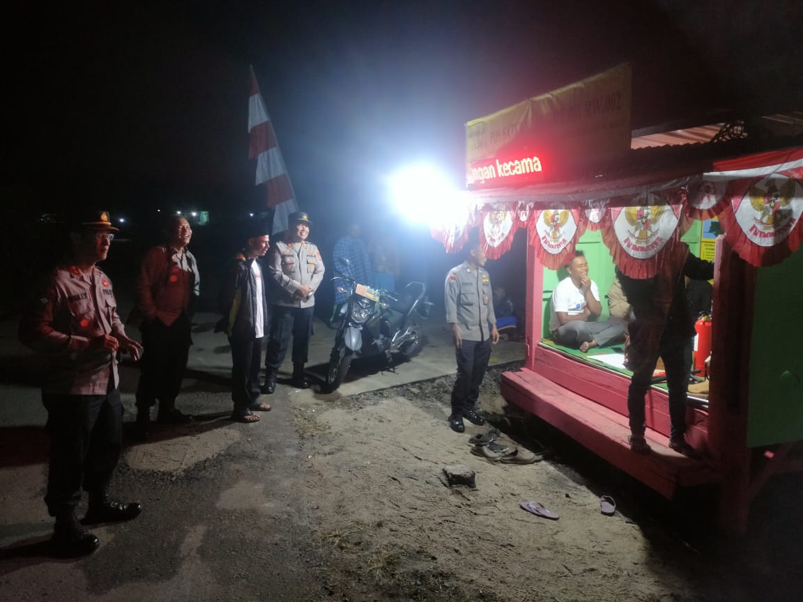 Wadir Binmas Polda Lampung pimpin penilaian Lomba Pos Satkamling di wilayah hukum Polres Lambar