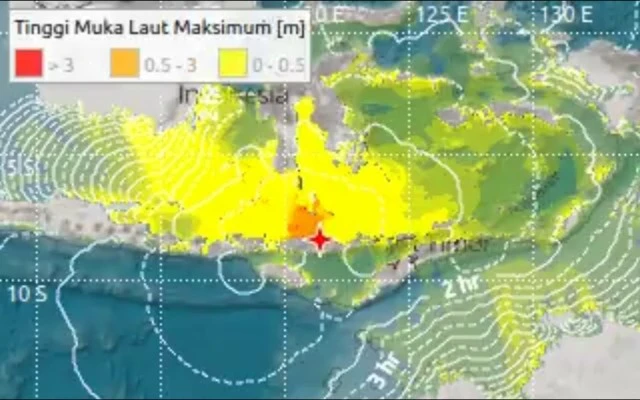 Gempa M7,7 di NTT Hanya Timbulkan Tsunami Minor