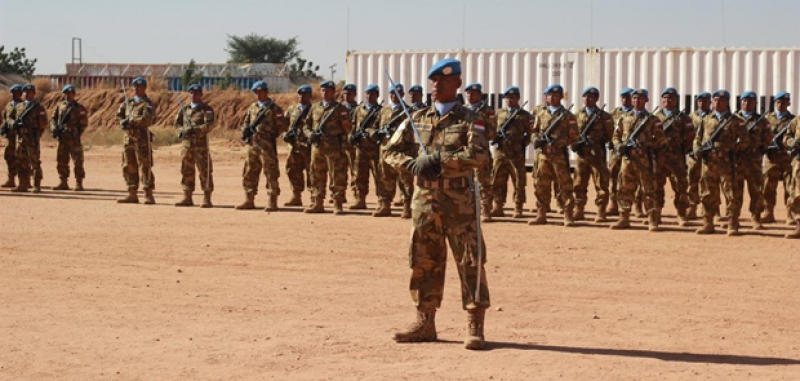 Upacara Peringatan Hari Pahlawan 10 November 2017 di Markas Indobatt-03 Sudan
