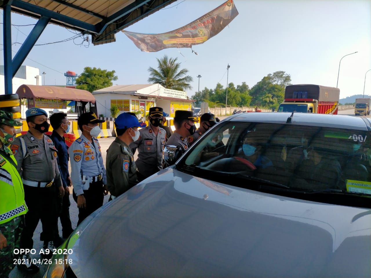 Pintu Masuk Pelabuhan Penyebrangan ASDP Bakauheni Diperketat