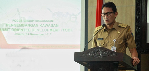 Sandiaga Buka Focus Group Discussion bertema Pengembangan Kawasan Transit Oriented Development