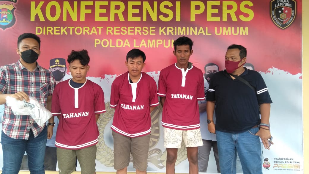 Polda Lampung Ringkus Tiga Terduga Jual Beli Senpi