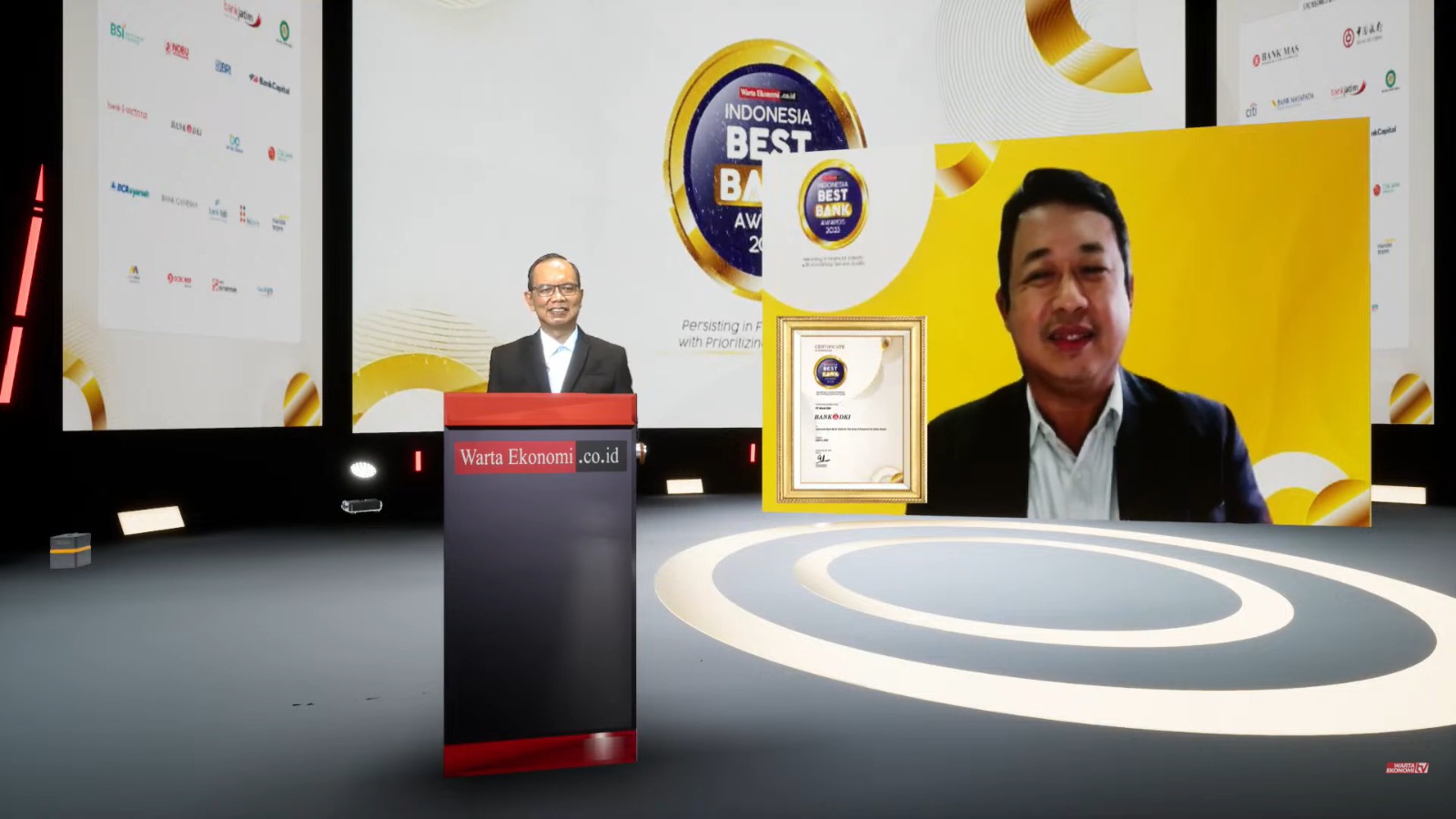 Produk Transaksi Pembayaran Digital, Bank DKI Raih Penghargaan Indonesia Best Bank Awards 2023