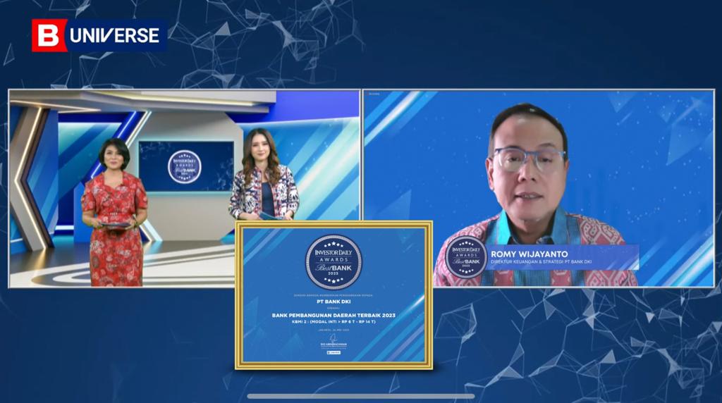 Bank DKI Capai Penghargaan Bank Terbaik BPD KBMI 2 di Gelaran Best Bank Award 2023