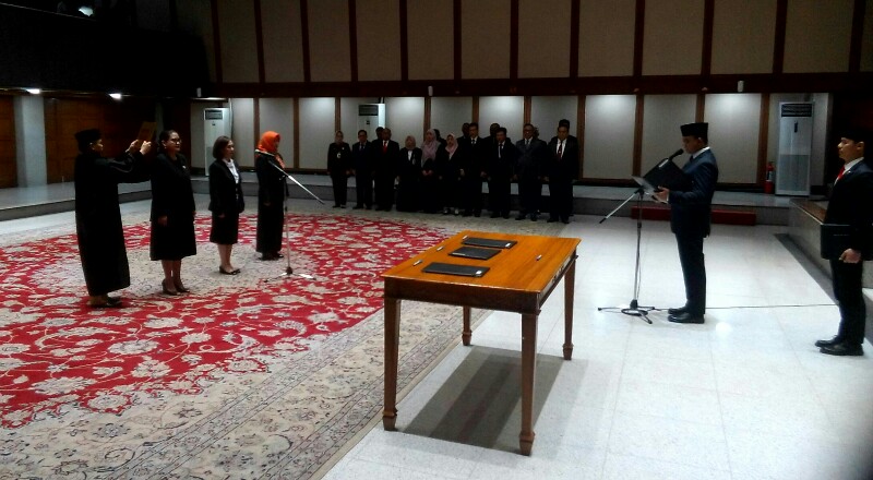 Kurangi Plt, Anies Lantik 3 Pejabat Tinggi Pratama Perempuan