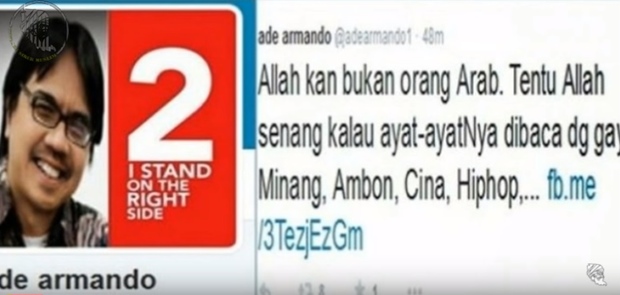 Hakim Perintahkan Buka Kembali Kasus Penodaan Agama Islam oleh Ade Armando