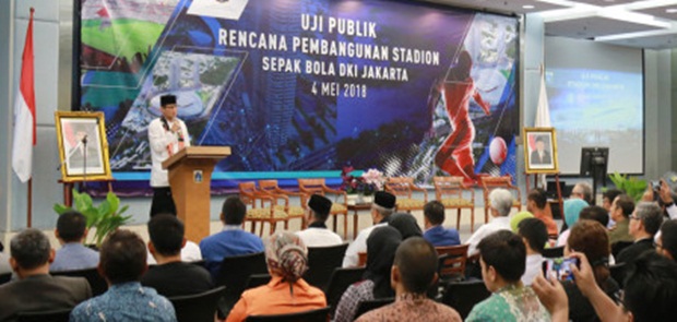 Oktober 2018, DKI Bangun Stadion Sepakbola Berkelas Internasional di Taman BMW