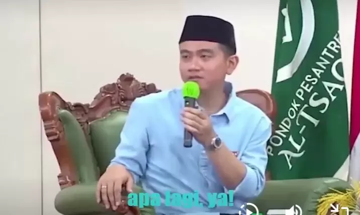 Heboh! Gibran Sebut Anak Indonesia 400 Juta Lebih, Kiat Sukses Adalah Belajar dan Nurut Sama Kyai