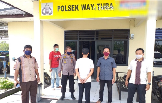 Polsek Way Tuba Ringkus Pelaku Curas Yang Buron 6 Tahun