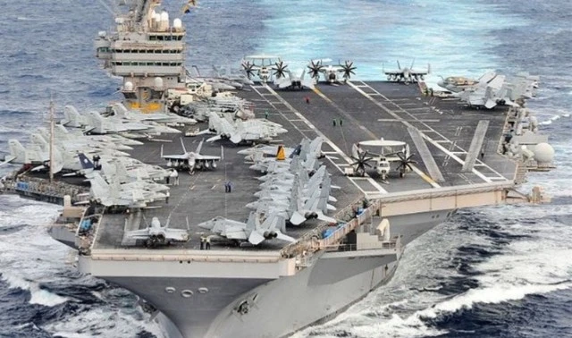 Dihantam Drone Iran, Kapal Induk AS Abraham Lincoln  Kabur dari Selat Hormuz