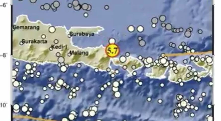 Banyuwangi Gempa M5,7 Guncangan Terasa Sampai Surabaya dan Bali