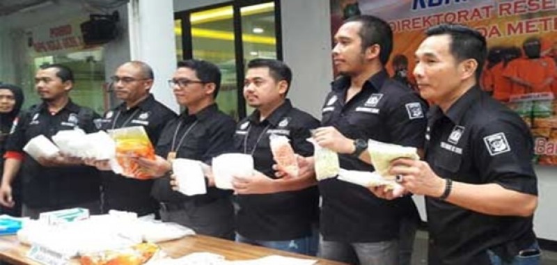 17 Kg Narkoba Jenis Sabu dan Ekstasi dari Cina di Amankan Polisi