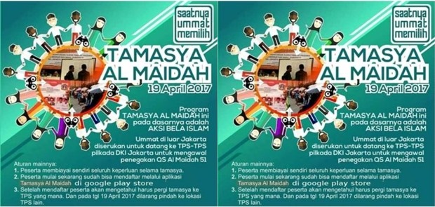 Sudah Ada Pihak Keamanan, Polisi Larang Tamasya Al-Maidah