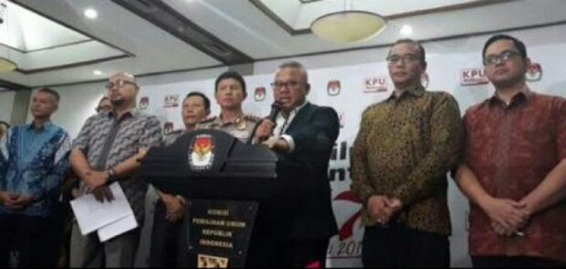 KPU Tetapkan Jokowi-Ma'ruf Amin dan Prabowo-Sandi Sebagai Kandidat Pilpres 2019