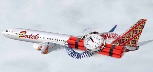 Becanda Soal Bom di Pesawat Sekarang Bisa Dituntut Perdata